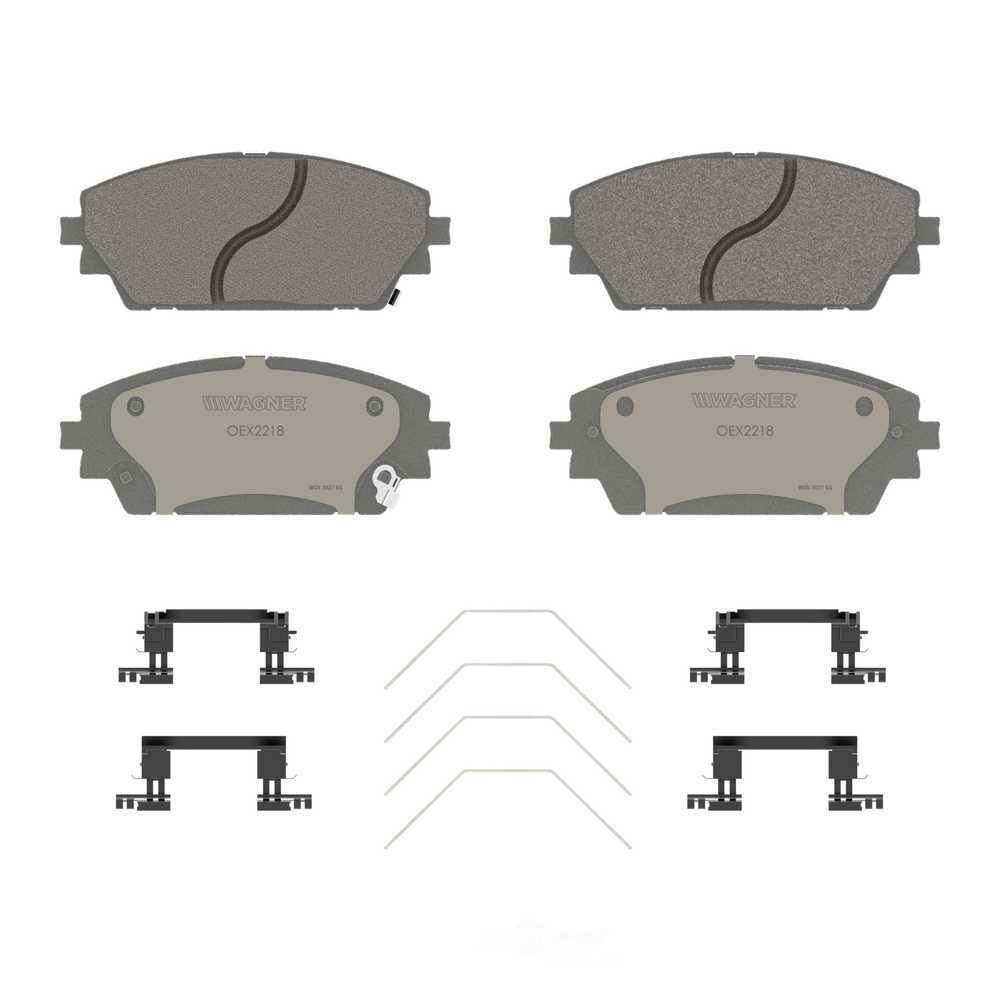 Wagner Brake OEX2218 OEX Front Disc Brake Pad Set Premium Ceramic