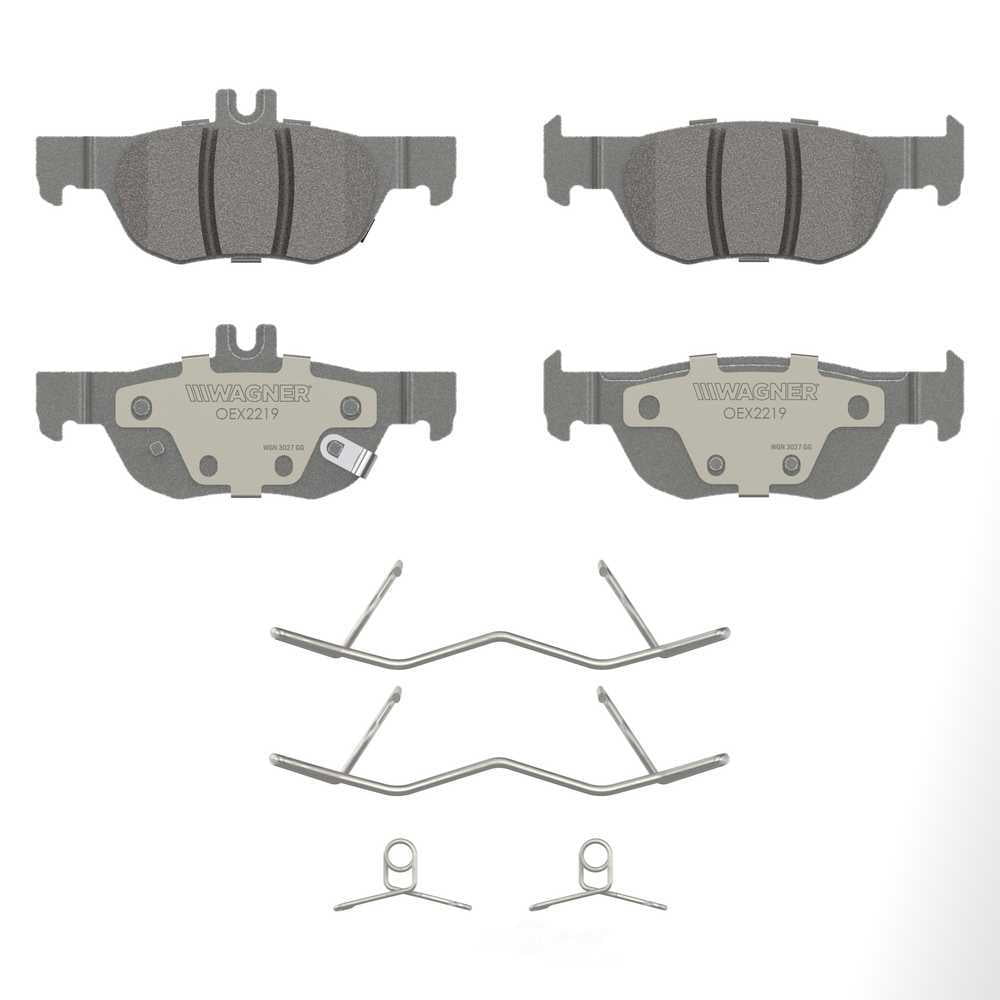 Wagner Brake OEX2219 OEX Rear Disc Brake Pad Set Premium Ceramic