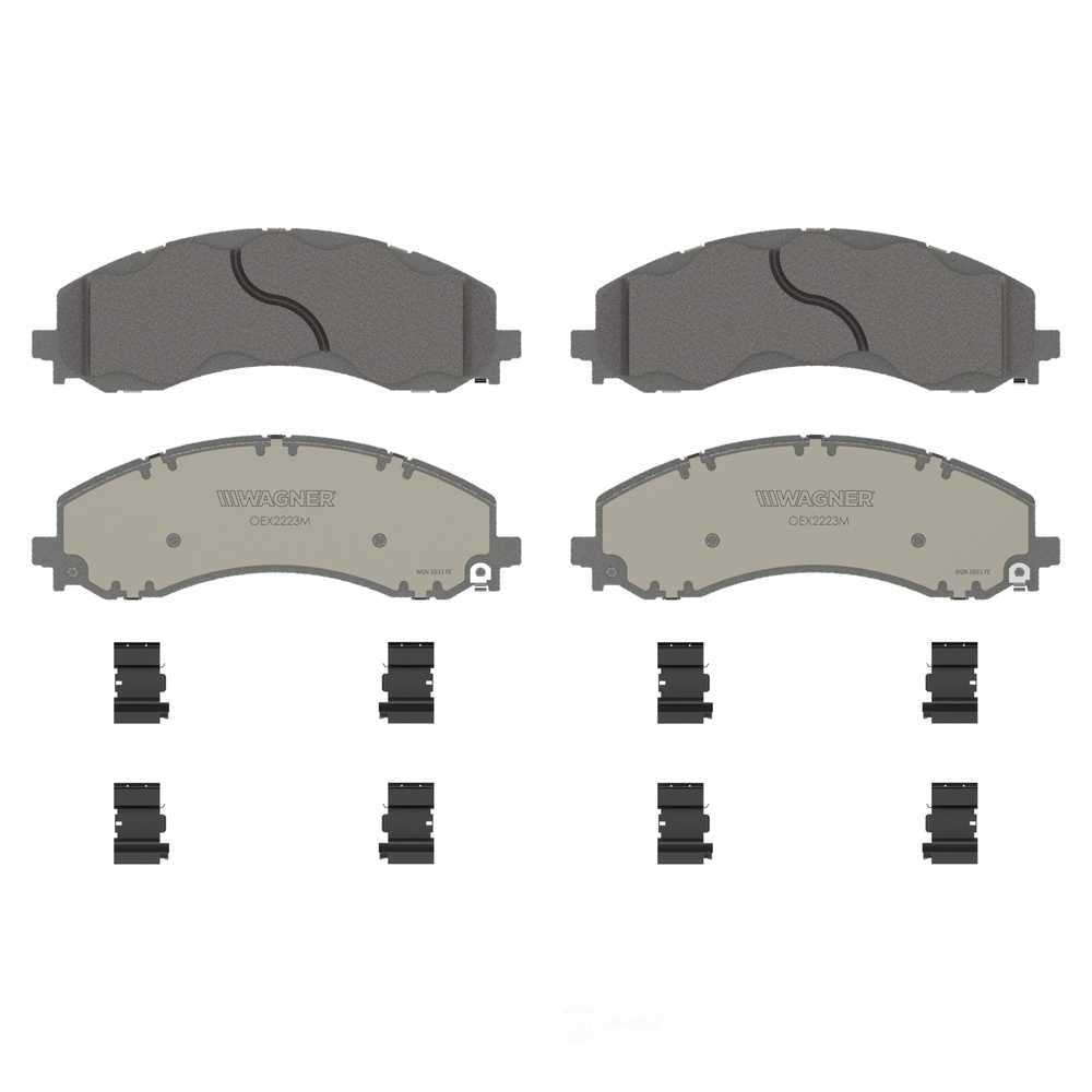 Wagner Brake OEX2223M OEX Front Disc Brake Pad Set Premium Semi - Met