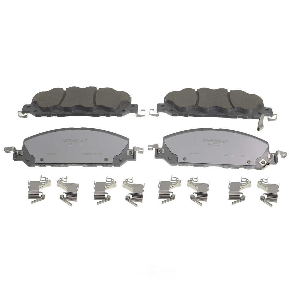 Wagner Brake OEX2229 OEX Front Disc Brake Pad Set Premium Ceramic