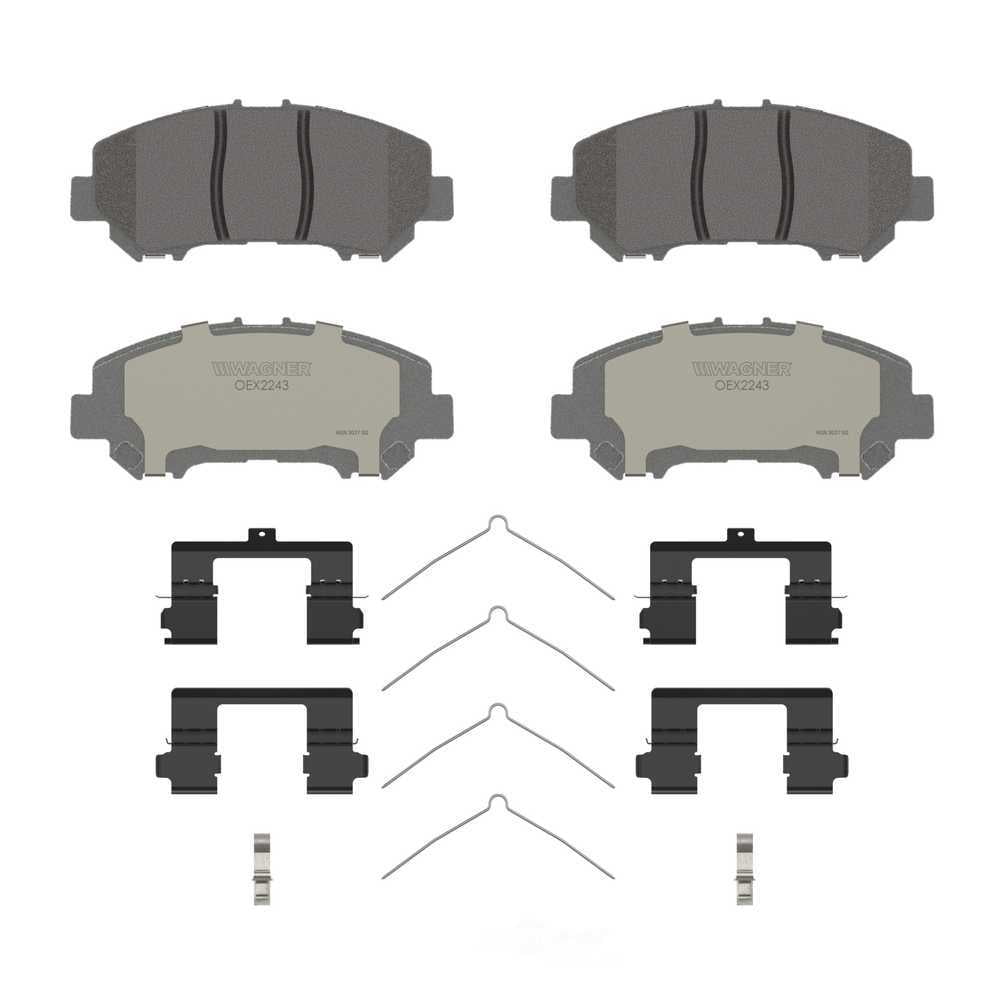 Wagner Brake OEX2243 OEX Front Disc Brake Pad Set Premium Ceramic