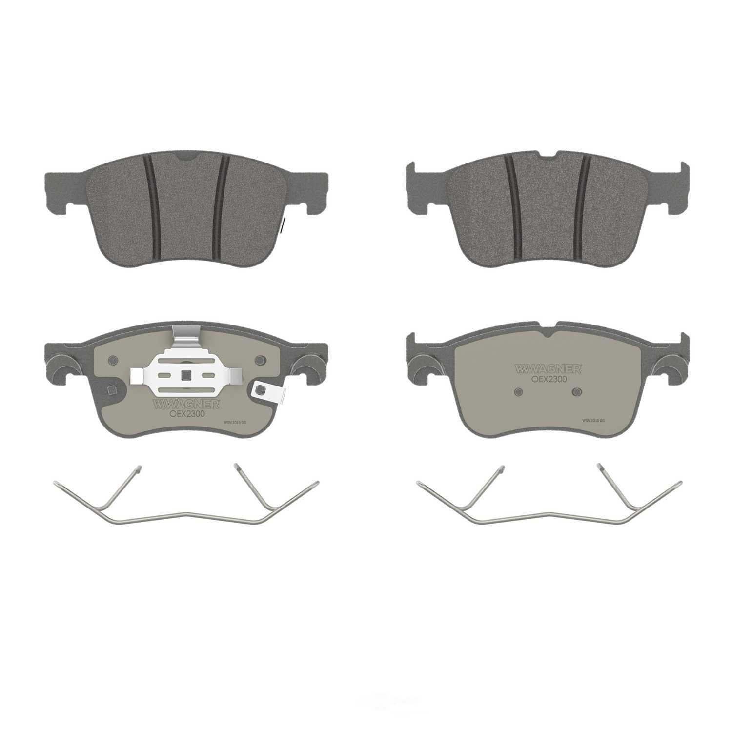 Wagner Brake OEX2300 OEX Front Disc Brake Pad Set Premium Ceramic