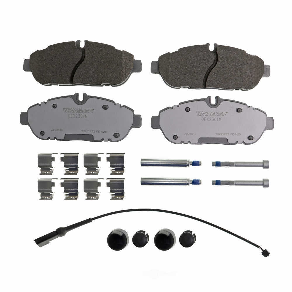 Wagner Brake OEX2301M OEX Front Disc Brake Pad Set Premium Semi - Met