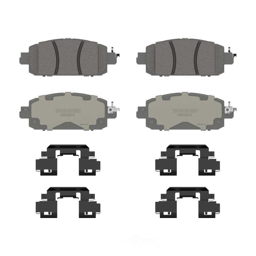 Wagner Brake OEX2310 OEX Front Disc Brake Pad Set Premium Ceramic