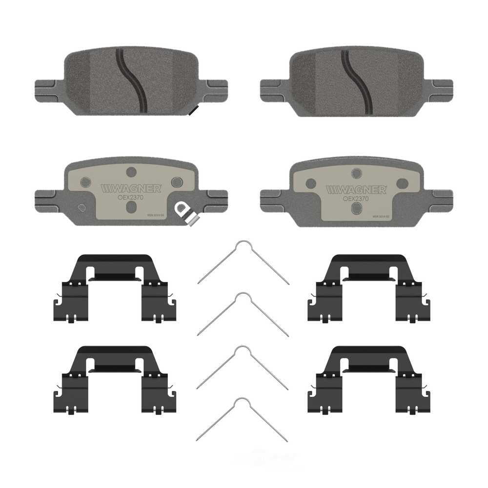Wagner Brake OEX2370 OEX Rear Disc Brake Pad Set Premium Ceramic