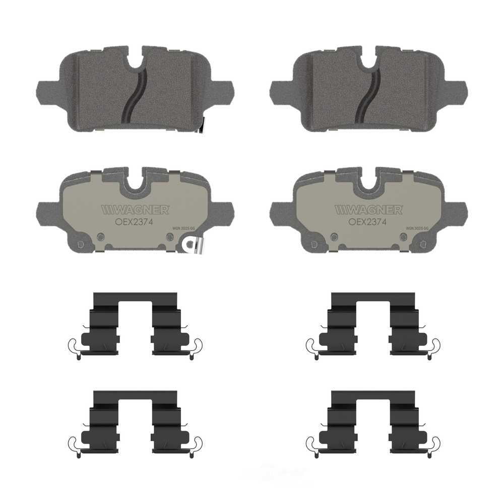 Wagner Brake OEX2374 OEX Rear Disc Brake Pad Set Premium Ceramic
