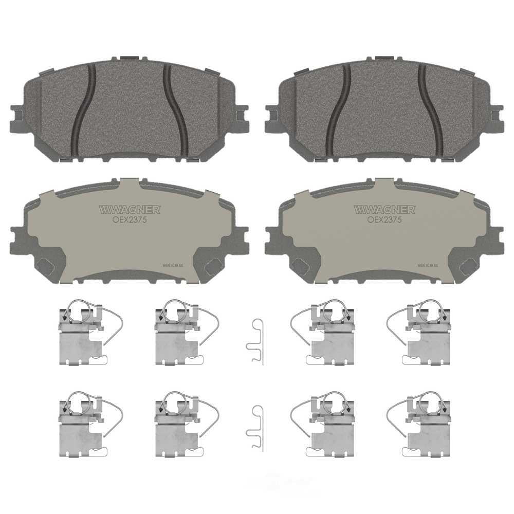 Wagner Brake OEX2375 OEX Front Disc Brake Pad Set Premium Ceramic