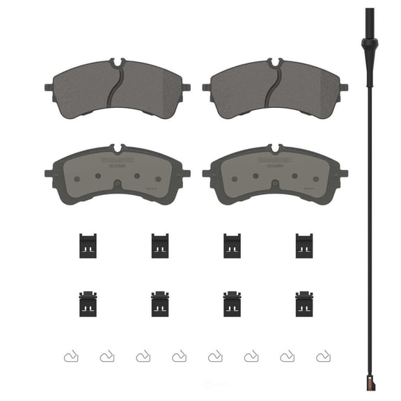 Wagner Brake OEX2388M OEX Rear Disc Brake Pad Set Premium Semi - Met