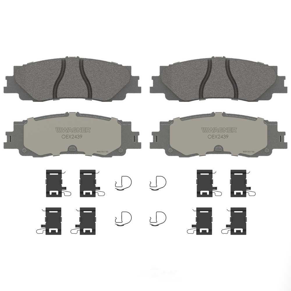 Wagner Brake OEX2439 OEX Rear Disc Brake Pad Set Premium Ceramic