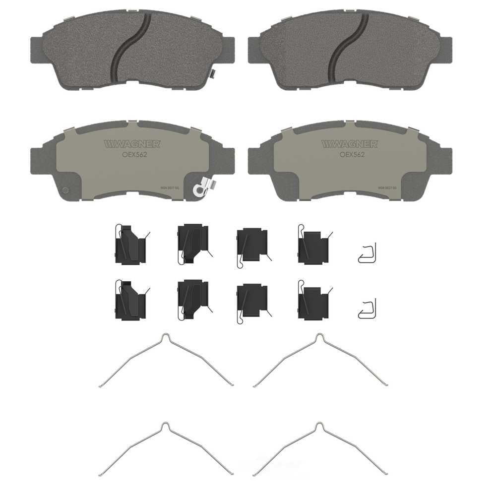 Wagner Brake OEX562 OEX Front Disc Brake Pad Set Premium Ceramic