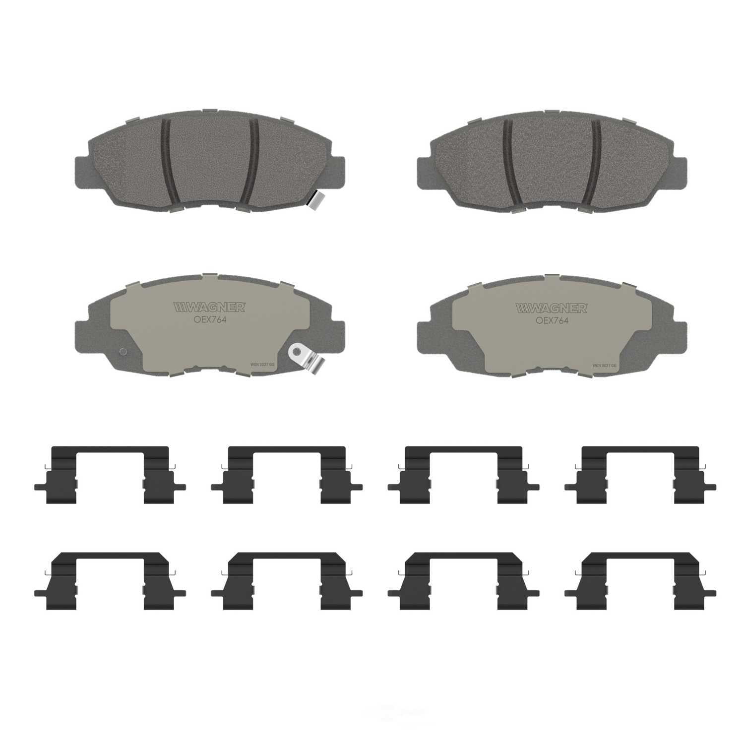 Wagner Brake OEX764 OEX Front Disc Brake Pad Set Premium Ceramic