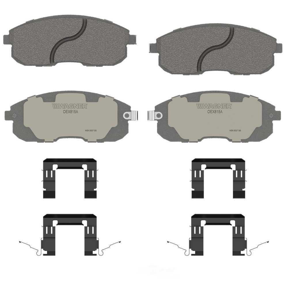 Wagner Brake OEX815A OEX Front Disc Brake Pad Set Premium Ceramic