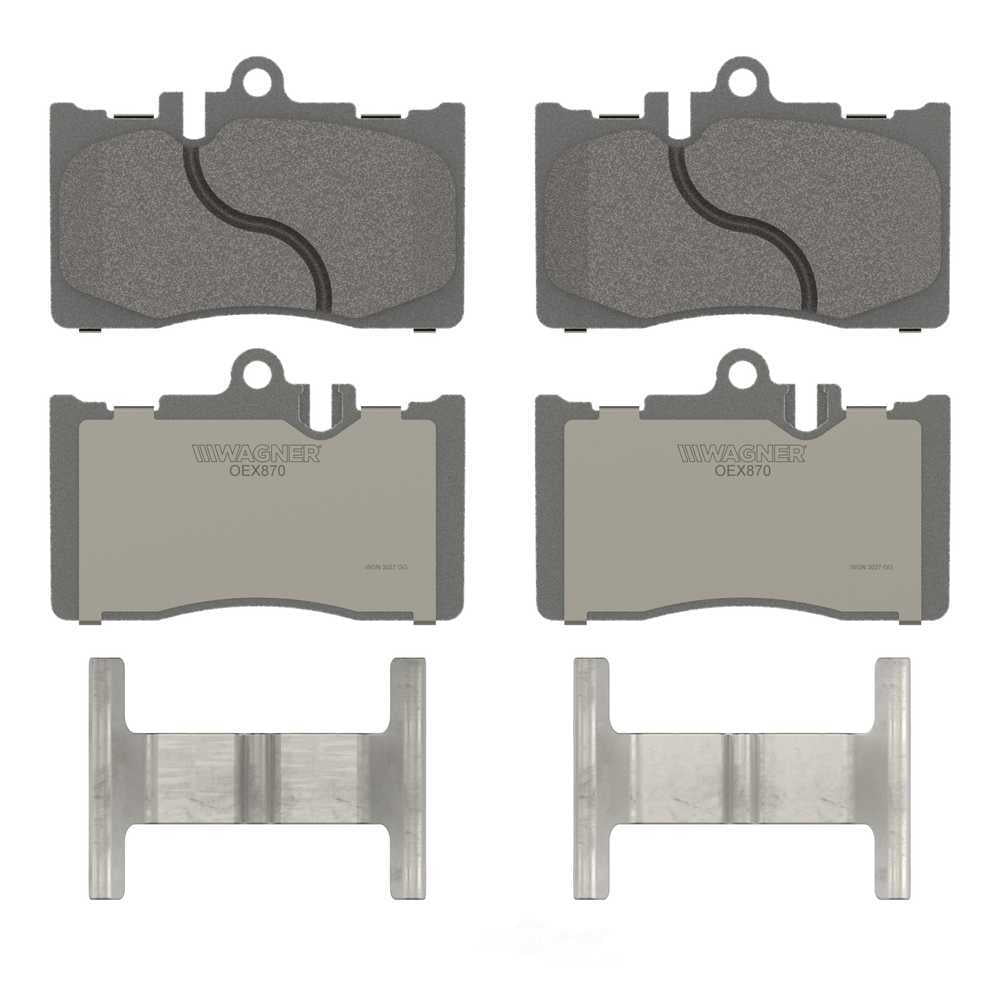 Wagner Brake OEX870 OEX Front Disc Brake Pad Set Premium Ceramic