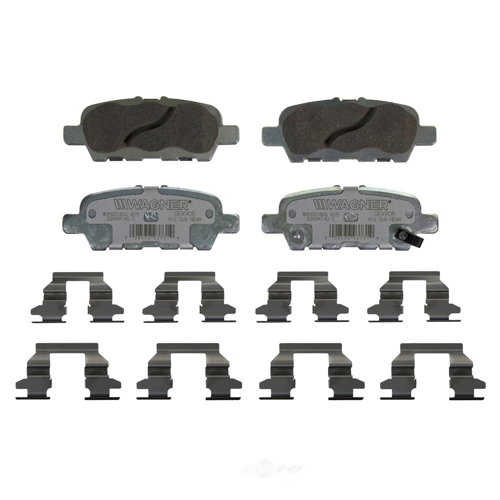Wagner Brake OEX905 OEX Custom DISC PAD Set Fits select: 2002-2006 NISSAN ALTIMA, 2013-2014 NISSAN PATHFINDER