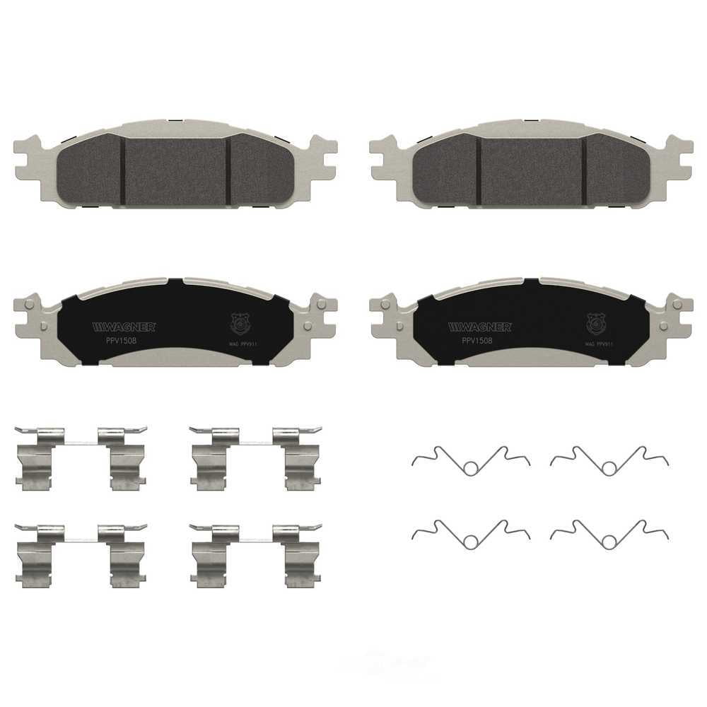 Wagner Brake PPV1508 Police Pursuit Vehicle Front Disc Brake Pad Set