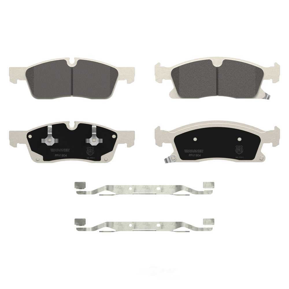 Wagner Brake PPV1904 Police Pursuit Vehicle Front Disc Brake Pad Set