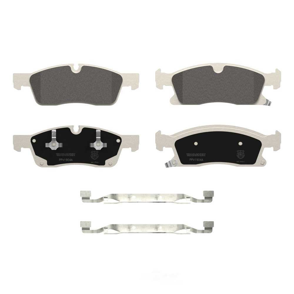 Wagner Brake PPV1904A Police Pursuit Vehicle Front Disc Brake Pad Set
