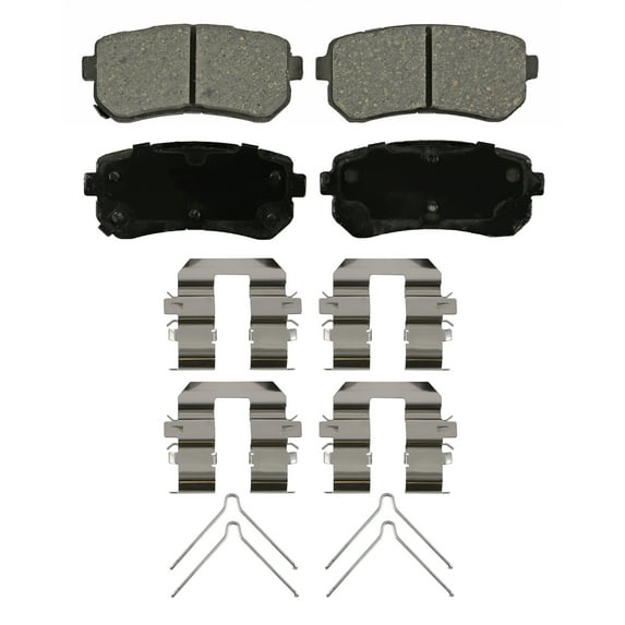 Wagner Brake QuickStop ZD2188 Ceramic Disc Brake Pad Set Fits select: 2021-2023 KIA SELTOS, 2018-2023 HYUNDAI KONA