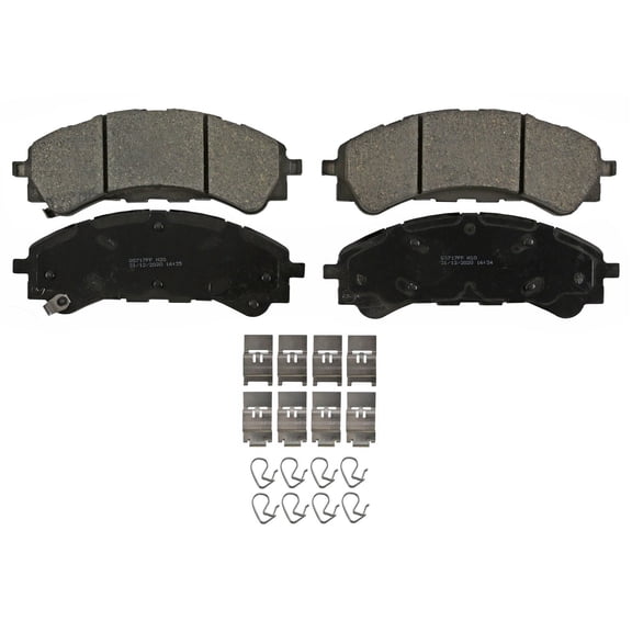 Wagner Brake QuickStop ZD2216 Ceramic Disc Brake Pad Set Fits select: 2019-2022 FORD RANGER, 2021-2023 FORD BRONCO