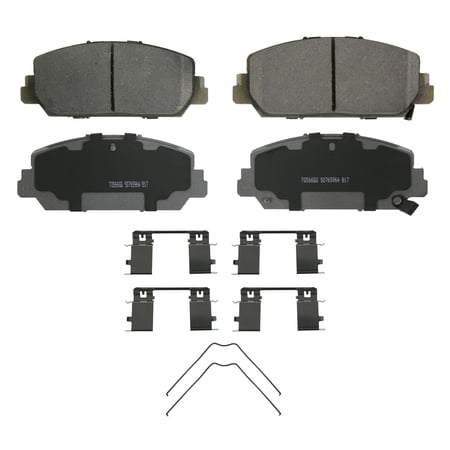 Wagner Brake ThermoQuiet Ceramic Disc Brake Pad Set Fits select: 2016-2017 HONDA ACCORD SPORT, 2016-2018 ACURA ILX