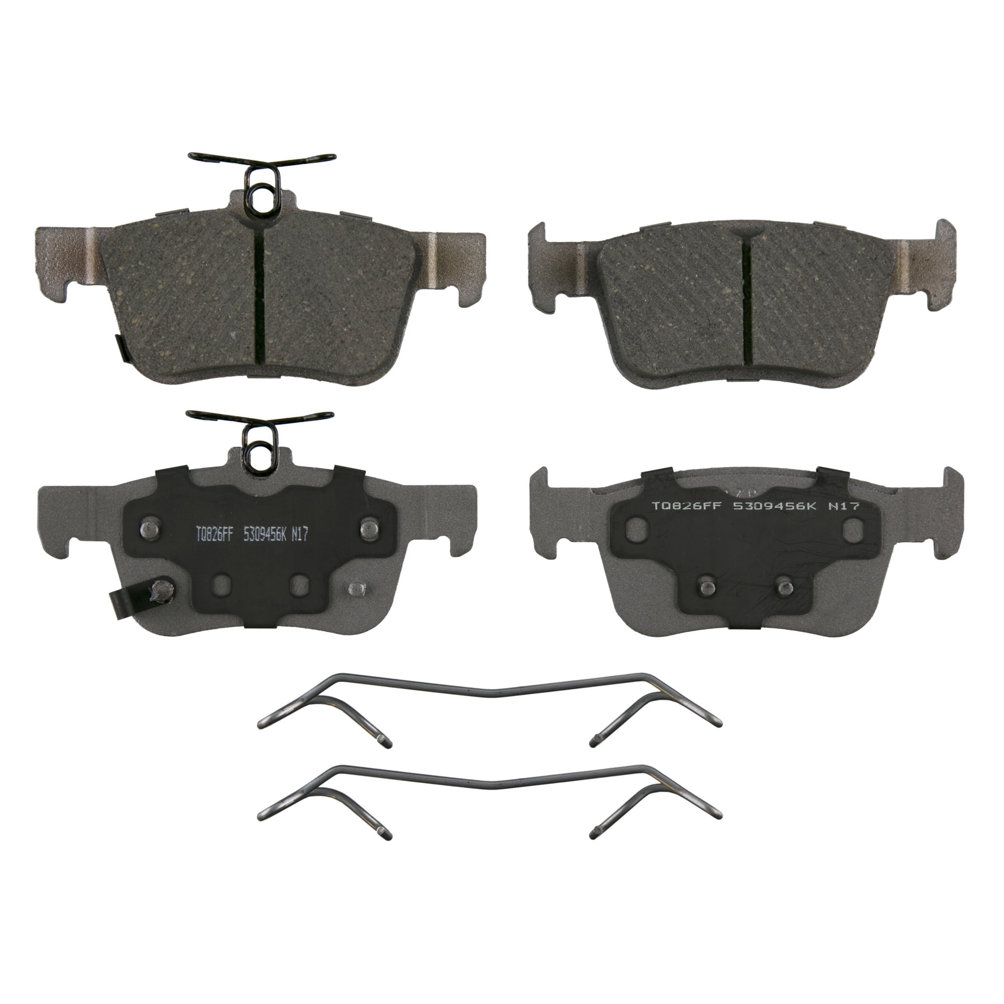 Wagner ThermoQuiet PD813 Brake Pads - Quiet Performance Disc Brake Set With Hardware
