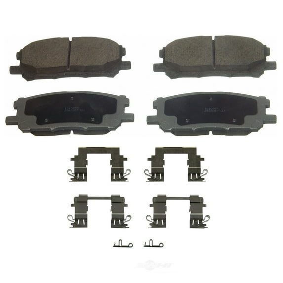 Wagner Brake Thermoquiet Ceramic Brake Pad Set Fits select: 2004-2009 LEXUS RX, 2006-2007 TOYOTA HIGHLANDER HYBRID