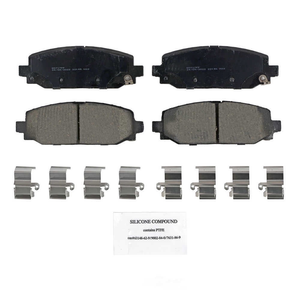 Wagner Brake ZD2186 QuickStop Rear Disc Brake Pad Set Ceramic