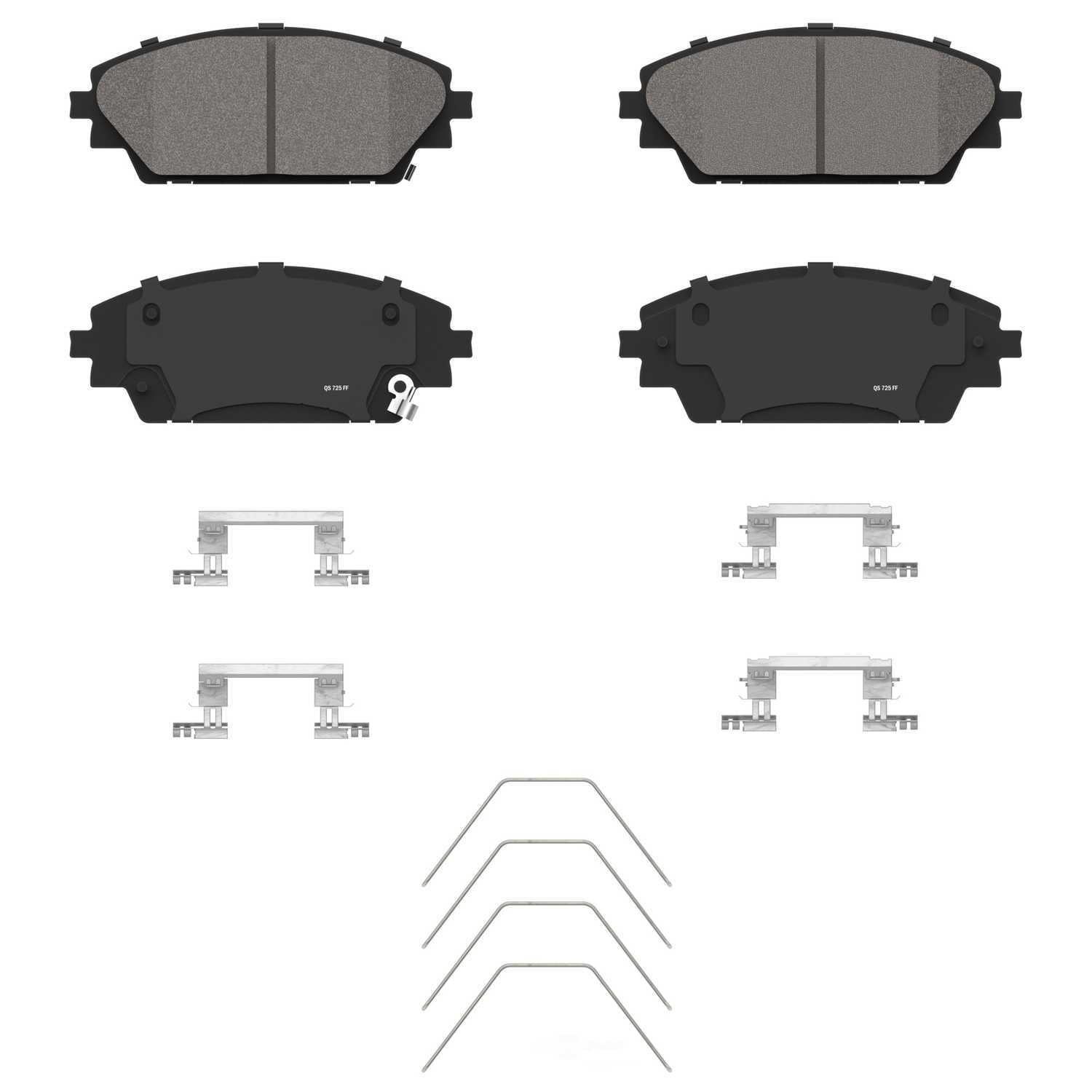 Wagner Brake ZD2275 QuickStop Front Disc Brake Pad Set Ceramic