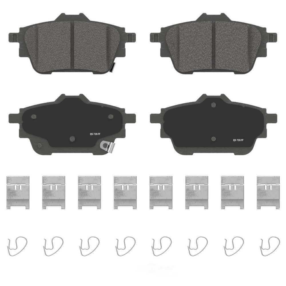 Wagner Brake ZD2306 QuickStop Rear Disc Brake Pad Set Ceramic