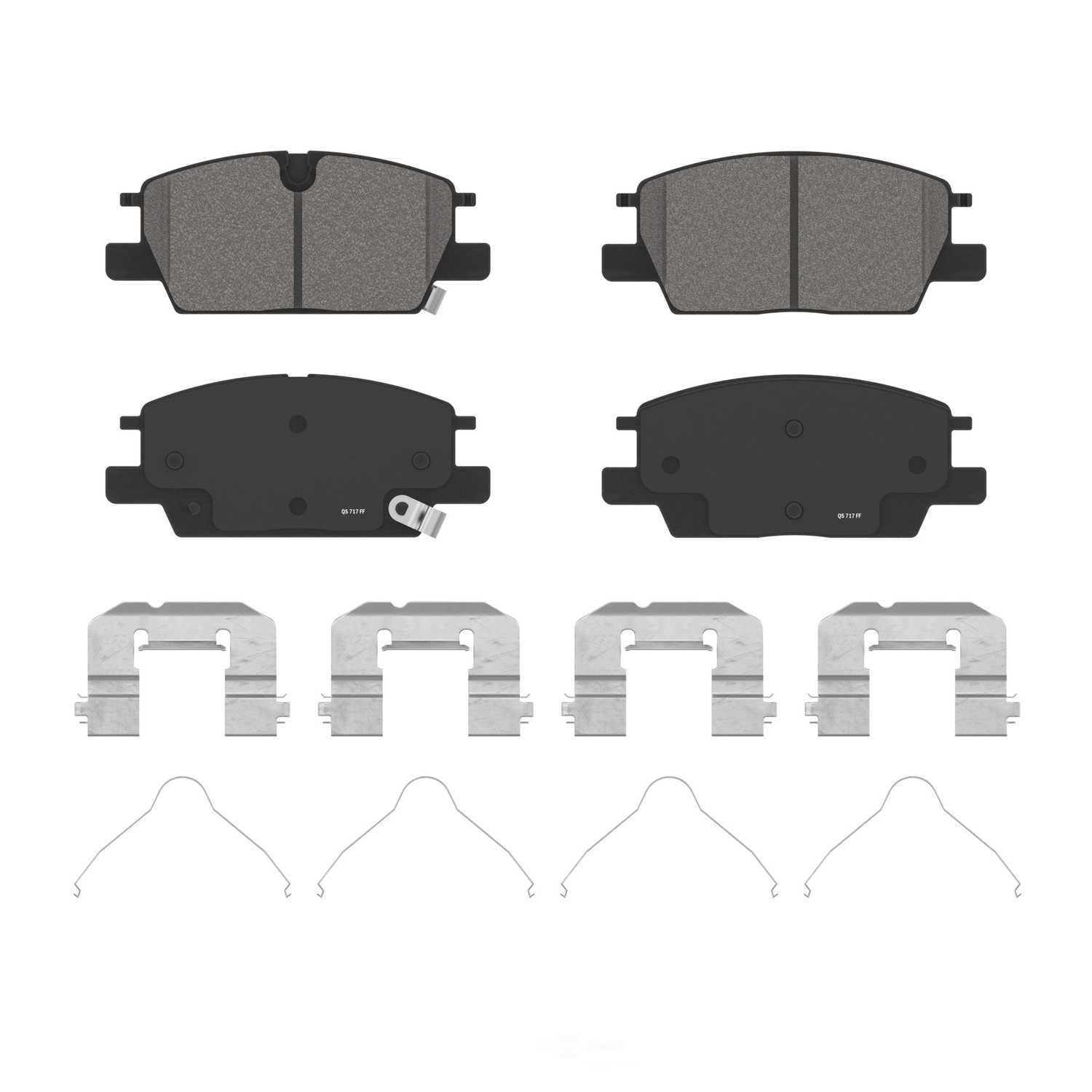 Wagner Brake ZD2345 QuickStop Front Disc Brake Pad Set Ceramic