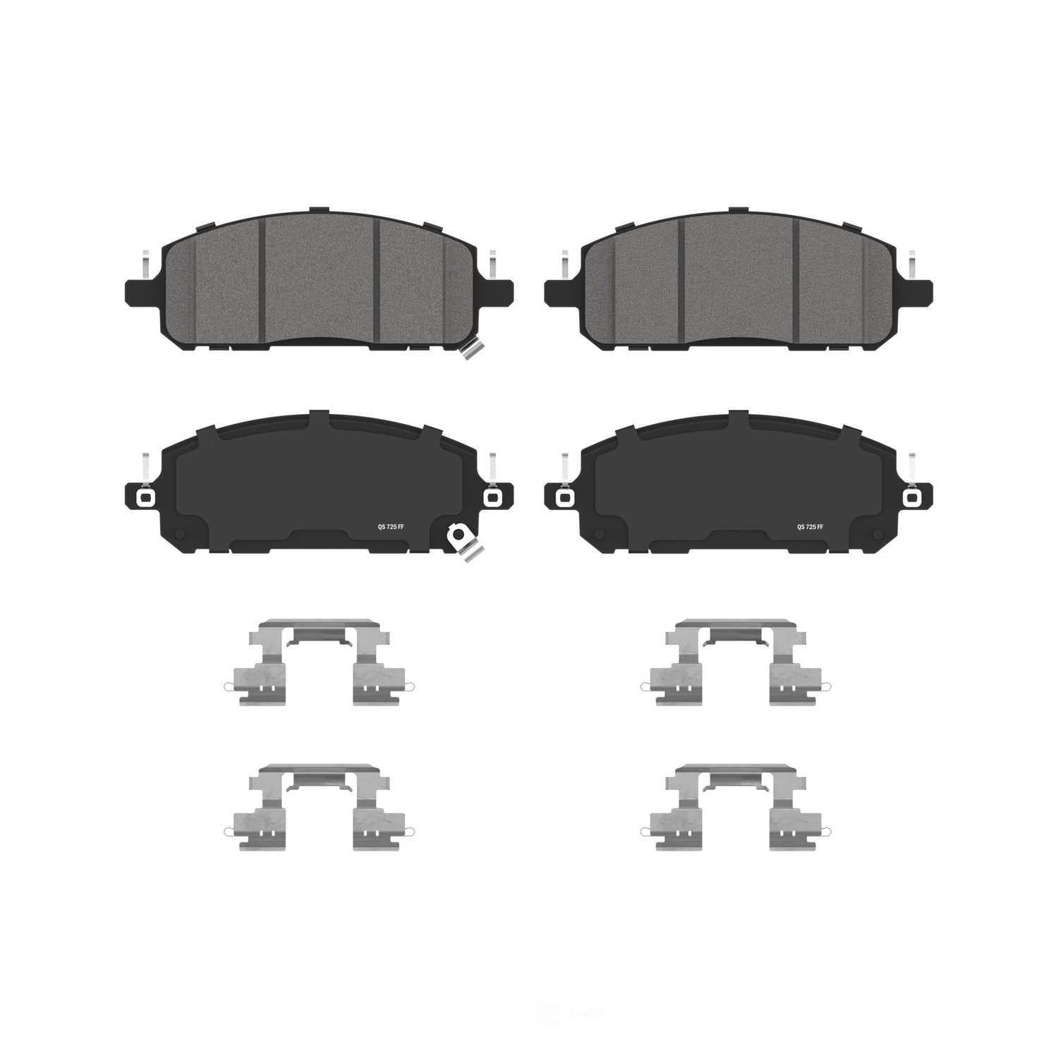 Wagner Brake ZD2413 QuickStop Front Disc Brake Pad Set Ceramic