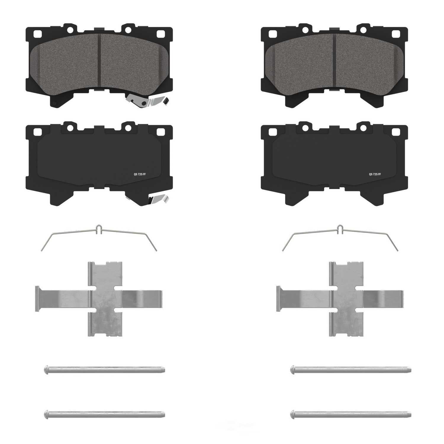 Wagner Brake ZD2442 QuickStop Front Disc Brake Pad Set Ceramic