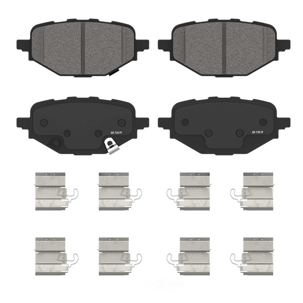 Wagner Brake ZD2457 QuickStop Rear Disc Brake Pad Set Ceramic