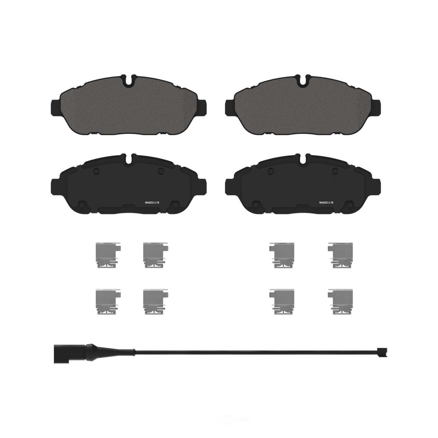 Wagner Brake ZX2301 QuickStop Front Disc Brake Pad Set Semi-Metallic