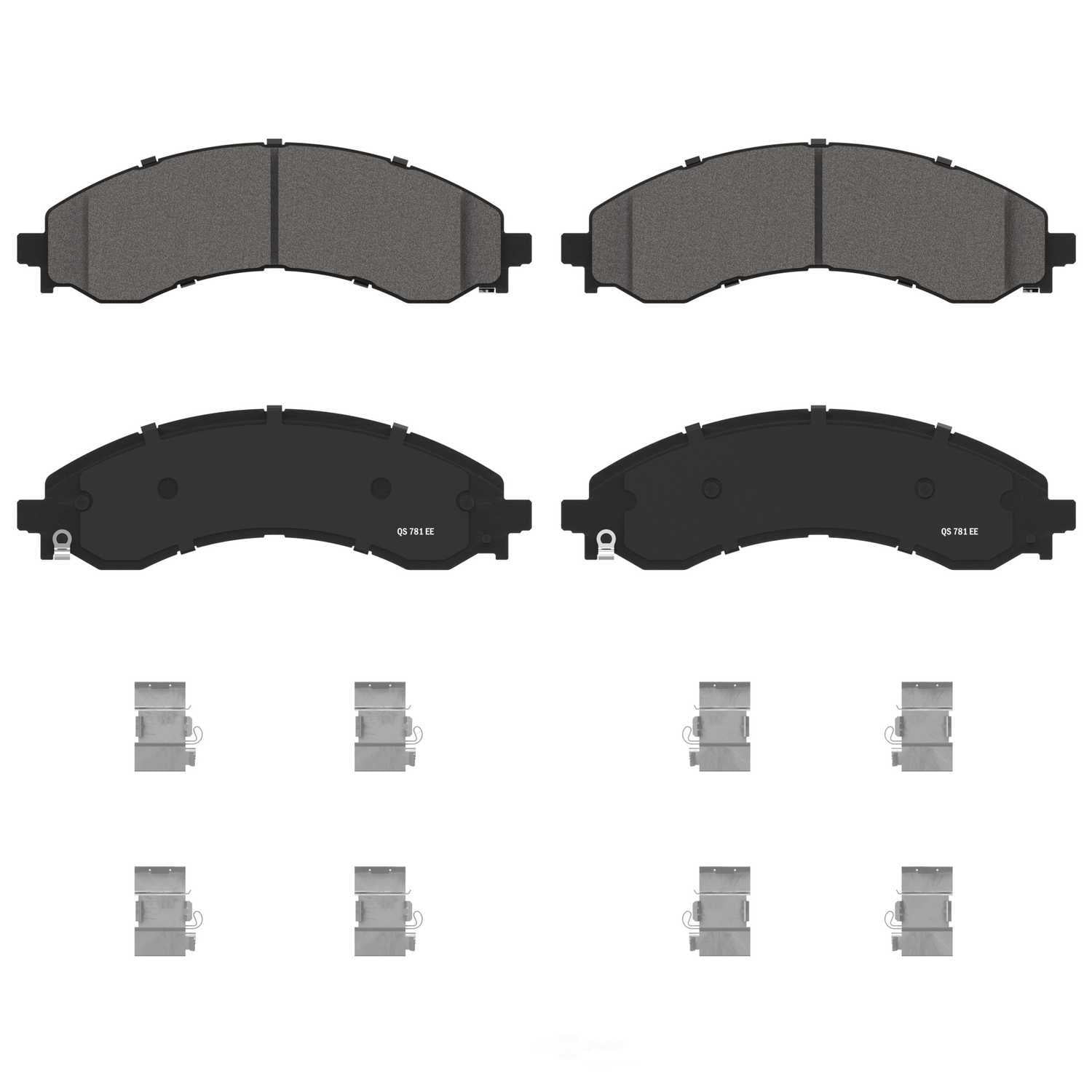 Wagner Brake ZX2404 QuickStop Front Disc Brake Pad Set Semi-Metallic