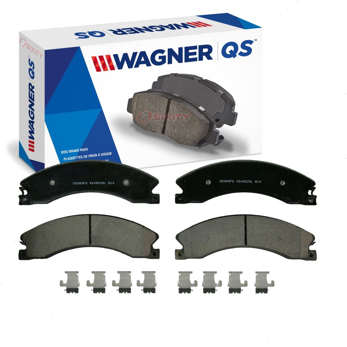 Goodyear Brakes Truck & SUV Carbon-Ceramic Front Brake Pads GYD1414 - View #5