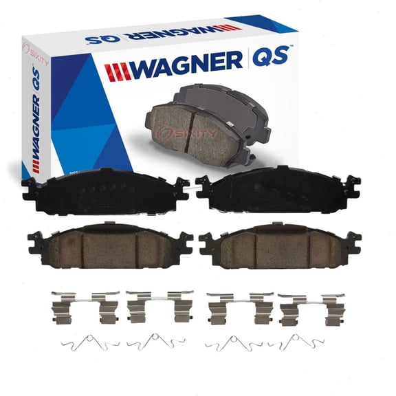 Wagner Front QS Disc Brake Pad Set compatible with Ford Taurus 2.0L 3.5L L4 V6 2012-2018