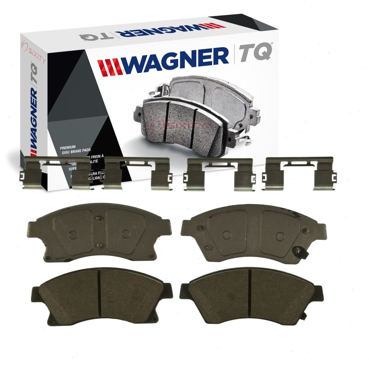 8Pcs Front & Rear Ceramic Brake Pads for 2003 - 2005 2006 2007 Honda