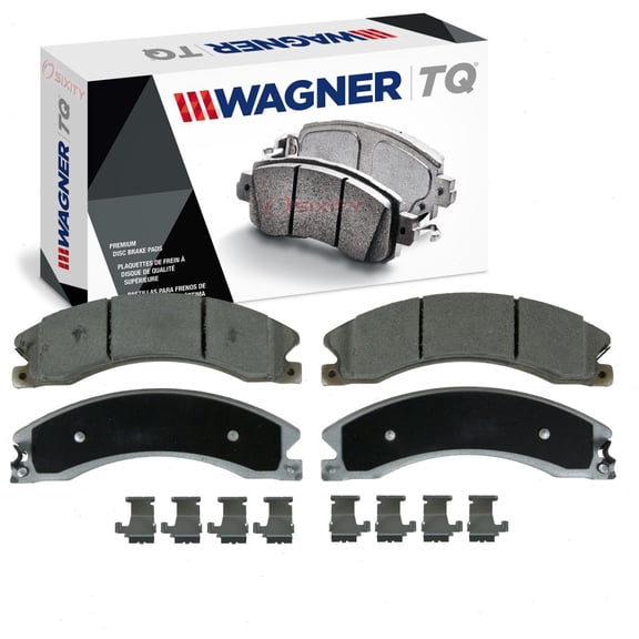 Wagner Front TQ Disc Brake Pad Set compatible with Chevrolet Silverado 2500 HD 2011-2017