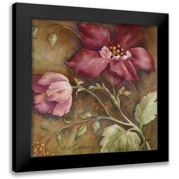 Wagner-Heaton, M. 12x12 Black Modern Framed Museum Art Print Titled - Antique Beauties I