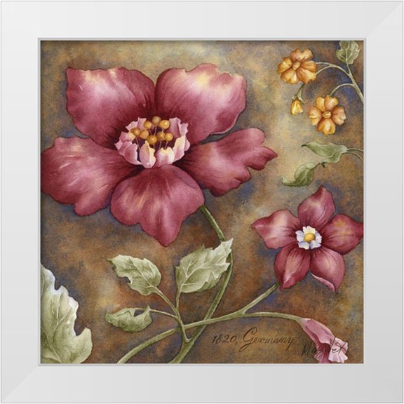 Wagner-Heaton, M. 12x12 White Modern Wood Framed Museum Art Print Titled - Antique Beauties III