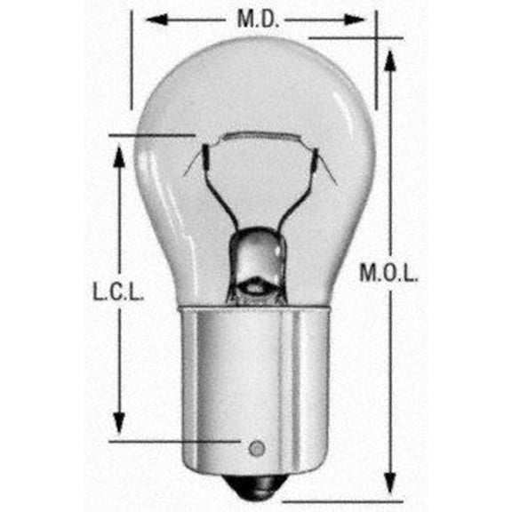 Wagner 1156LL Multi Purpose Light Bulb for Electrical Lighting Body Exterior