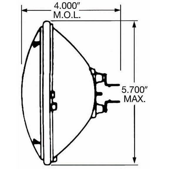 Wagner Lighting 4480 PAR 46 Bulb 5 3/4" (146mm) Dia