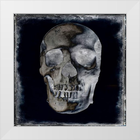 Wagner, Martin 12x12 White Modern Wood Framed Museum Art Print Titled - Skull II