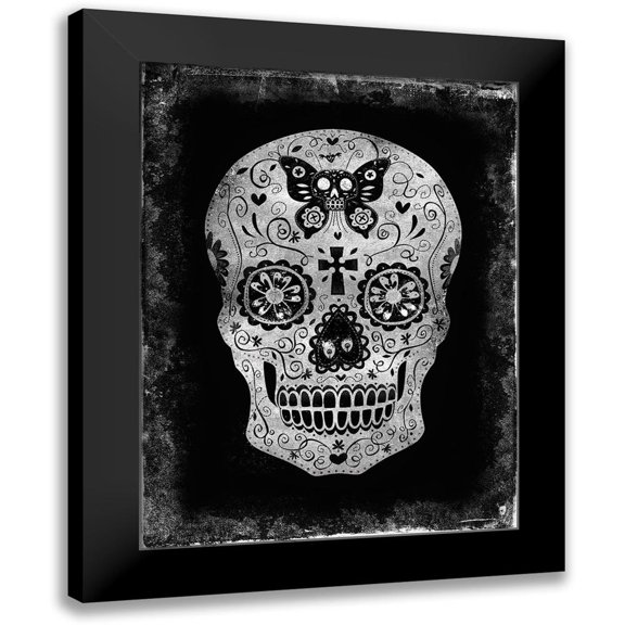 Wagner, Martin 12x14 Black Modern Framed Museum Art Print Titled - Day of the Dead