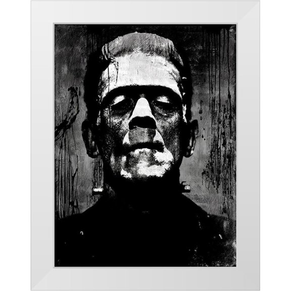 Wagner, Martin 12x14 White Modern Wood Framed Museum Art Print Titled - Frankenstein II