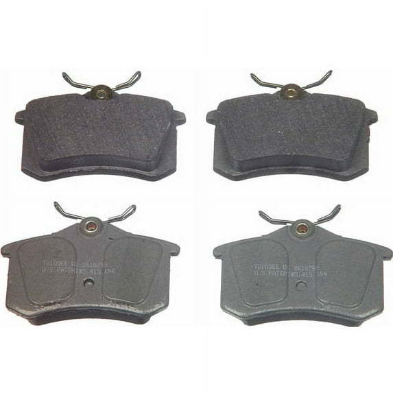 Wagner Mx340A Semi-Met Disc Pad Set Fits select: 1996-2007,2009-2017 VOLKSWAGEN JETTA