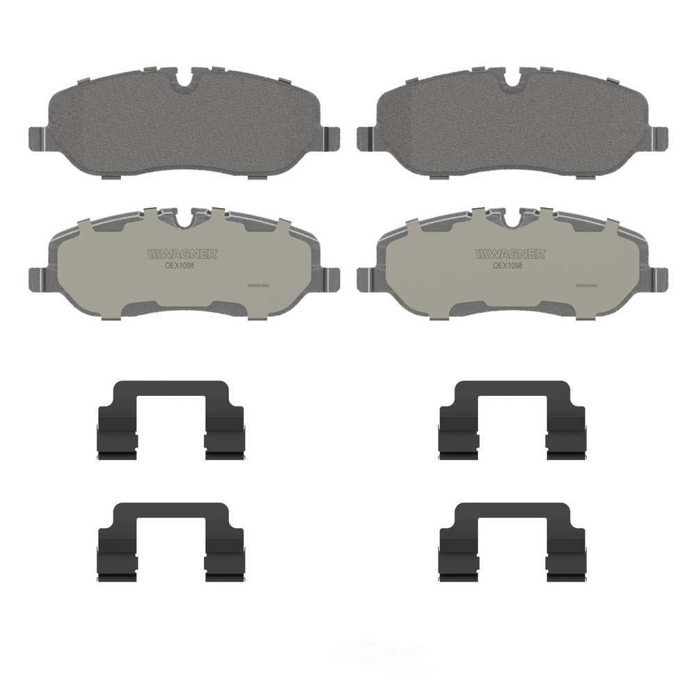 Wagner Brake OEX1098 OEX Front Disc Brake Pad Set Premium Ceramic