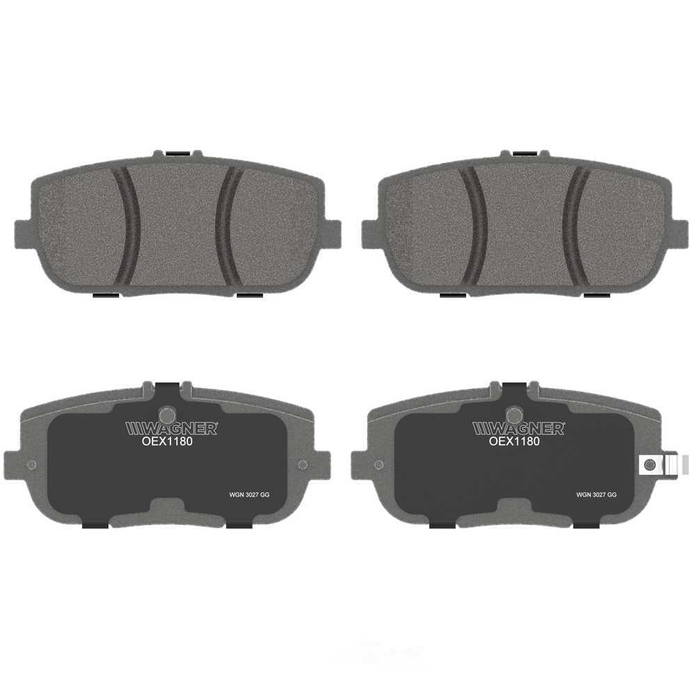 Wagner Brake OEX1180 OEX Rear Disc Brake Pad Set Premium Ceramic