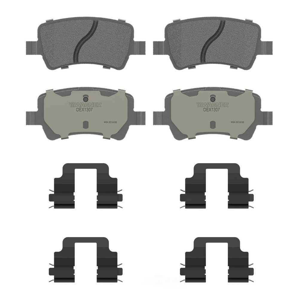 Wagner Brake OEX1307 OEX Rear Disc Brake Pad Set Premium Ceramic